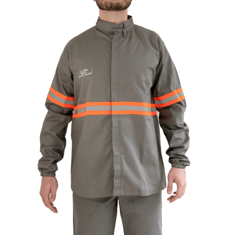 Camisa Eletricista Risco II Cinza CA 44.108