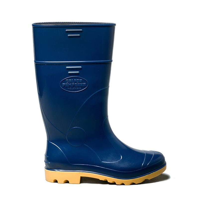 Bota PVC Calfor CL AZUL/AMARELA Industrial CA 31.224