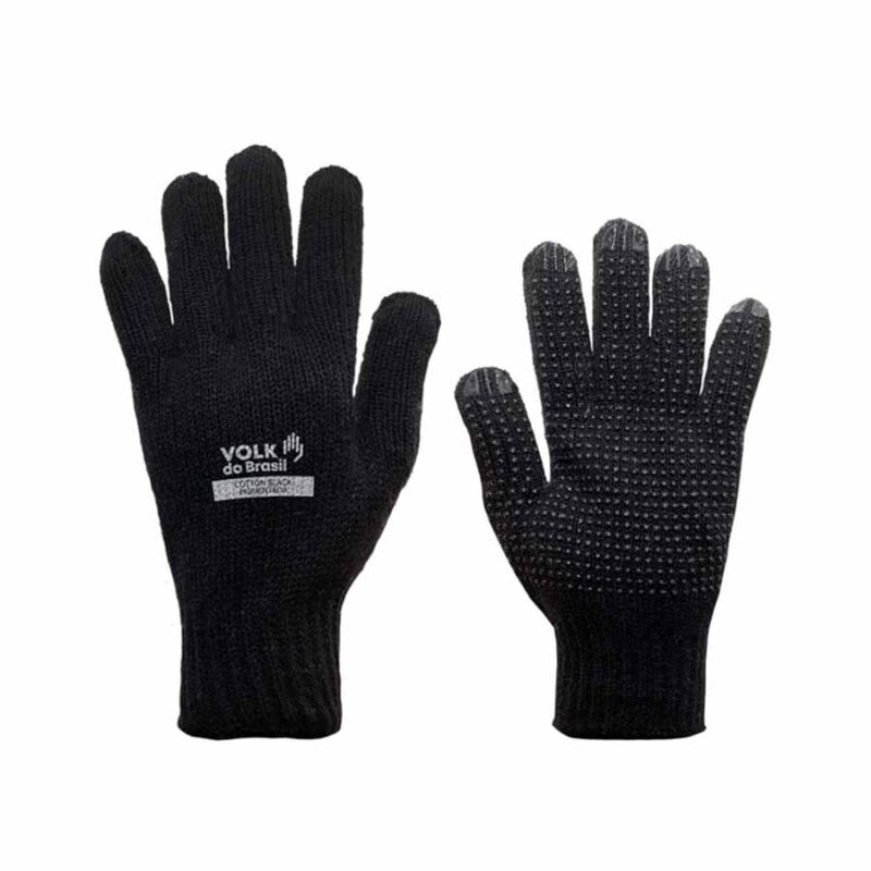 Luva Cotton Black Com Pigmento - CA36347