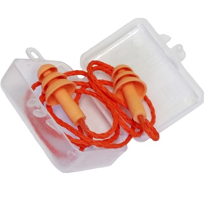 Protetor auditivo de inserção em Silicone cordão algodão 18dB CA28534